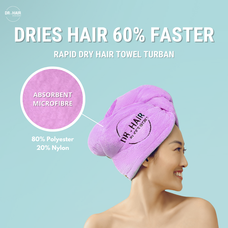 Rapid Dry Hair Turban Towel